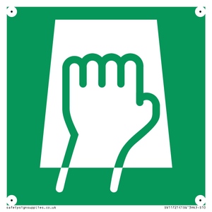 E906 safe condition push pad to open